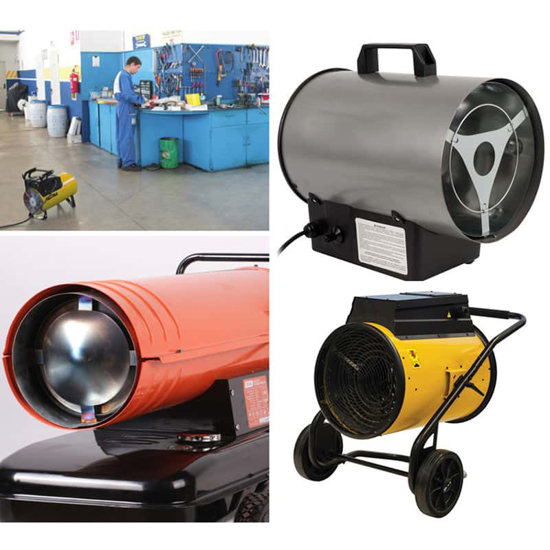 тепловые пушки, обогреватели и вентиляторы